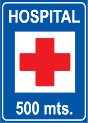 Cartel de hospital